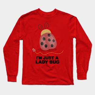 Lady Bug Lover, Insect Lovers, Spots and Dots Long Sleeve T-Shirt